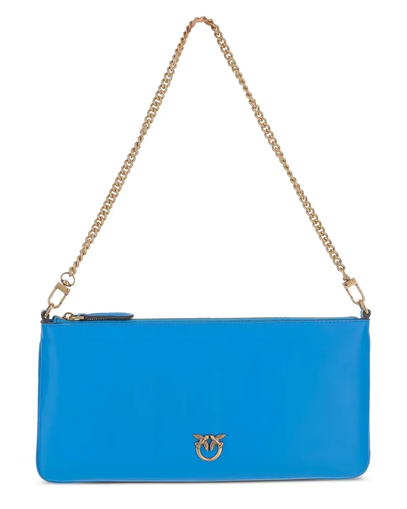 Pinko Clutch mit Kettenriemen - Blau Blau