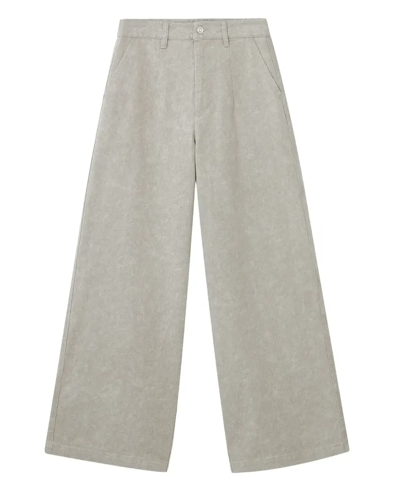 b+ab Weite Straight-Leg-Hose - Grau Grau