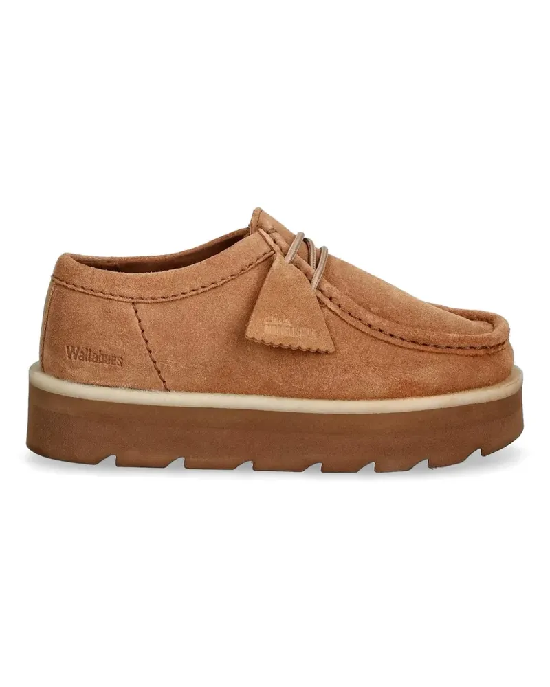 Clarks Meare Walla suede shoes - Nude Nude