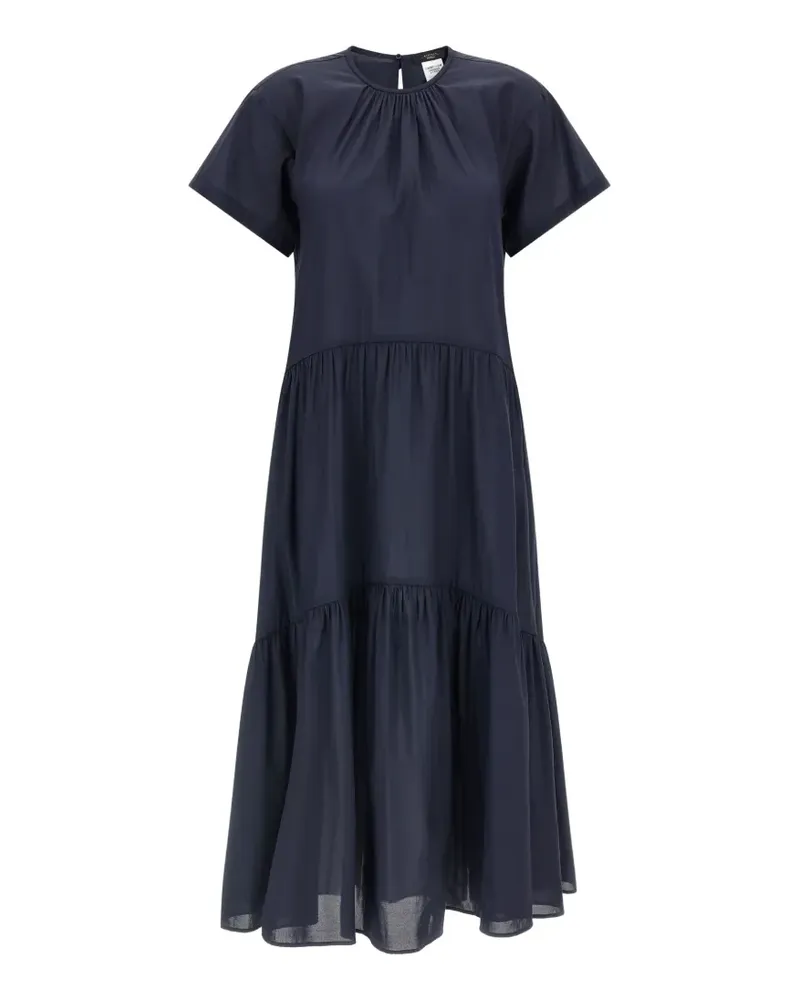 Max Mara Alloro tiered midi dress - Blau Blau