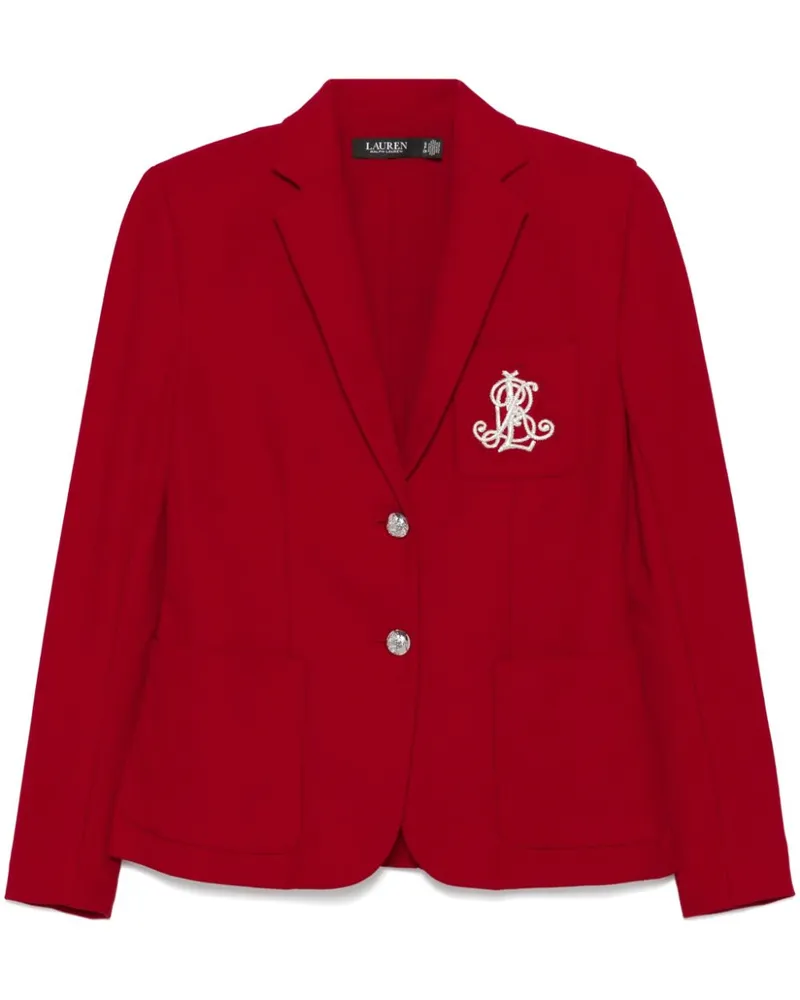 Ralph Lauren Sakko mit Logo-Patch - Rot Rot