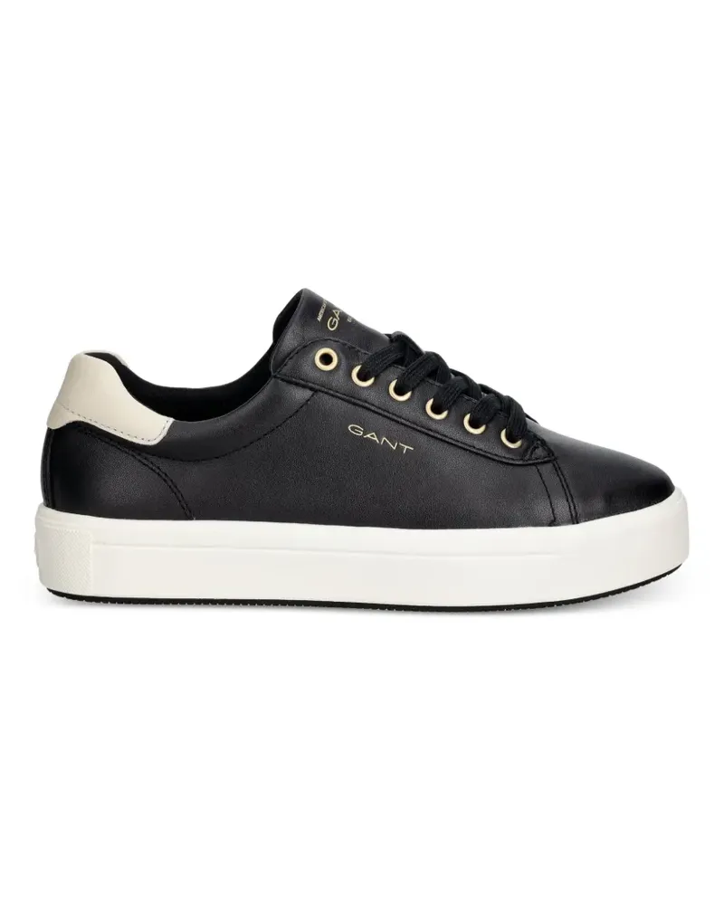 Gant logo-print sneakers - Schwarz Schwarz