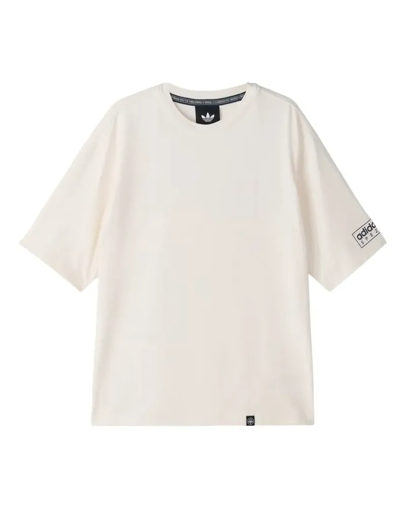adidas Mod Spzl T-Shirt mit Logo-Print - Nude Nude