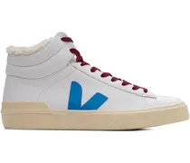 Sneakers aus Leder - Weiß