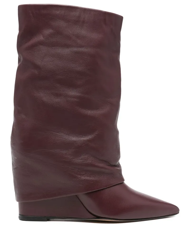 The Seller Lockere Stiefel aus Kalbsleder 90mm - Rot Rot