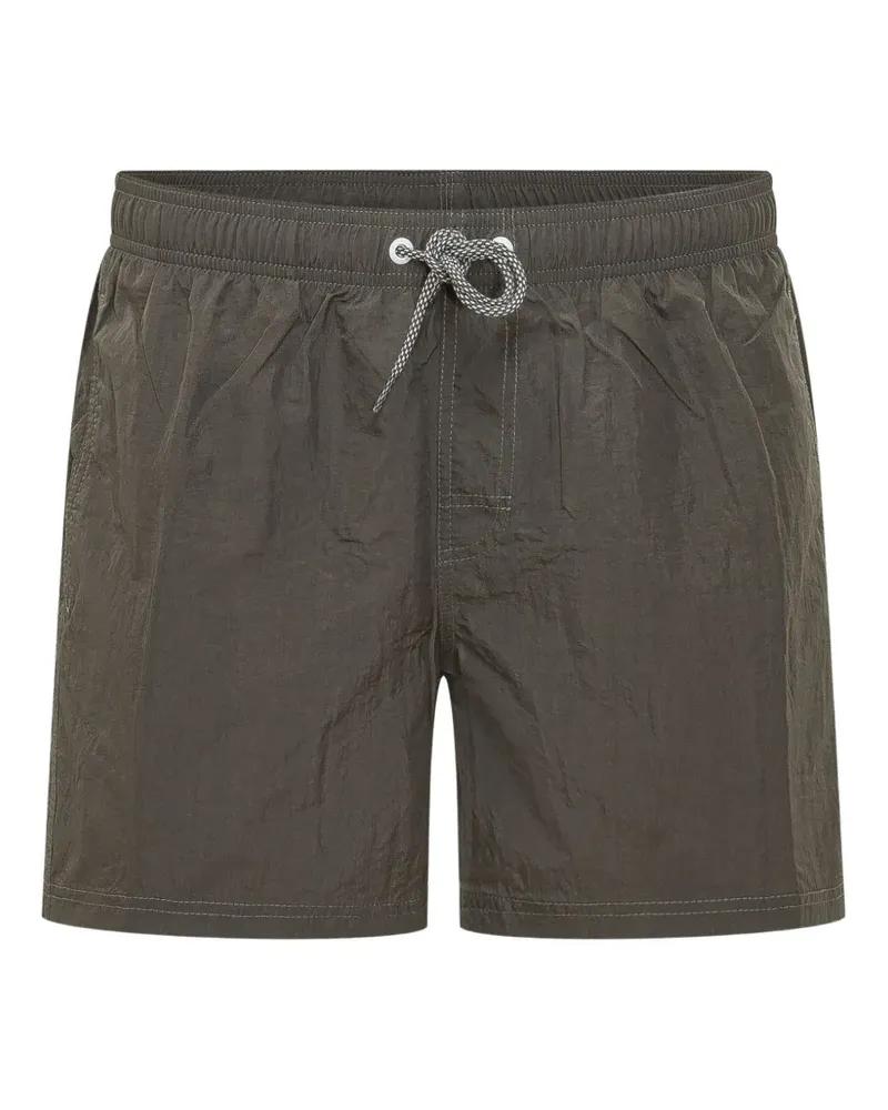 Sundek Badeshorts mit Knitteroptik - Grün Grün