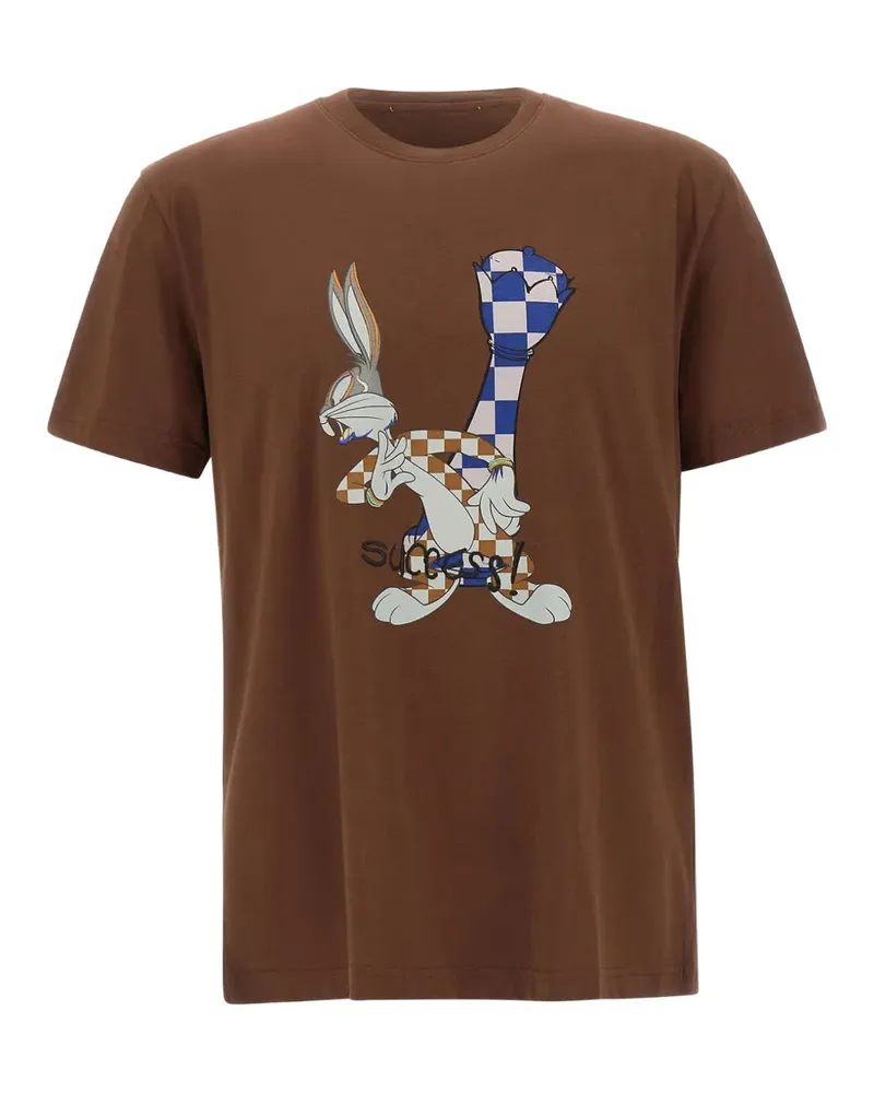 Iceberg T-Shirt mit Bugs Bunny - Braun Braun