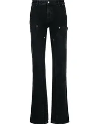 Filippa K Bootcut-Jeans Schwarz