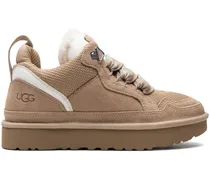 Lowmel High-Top-Sneakers aus Wildleder - Nude