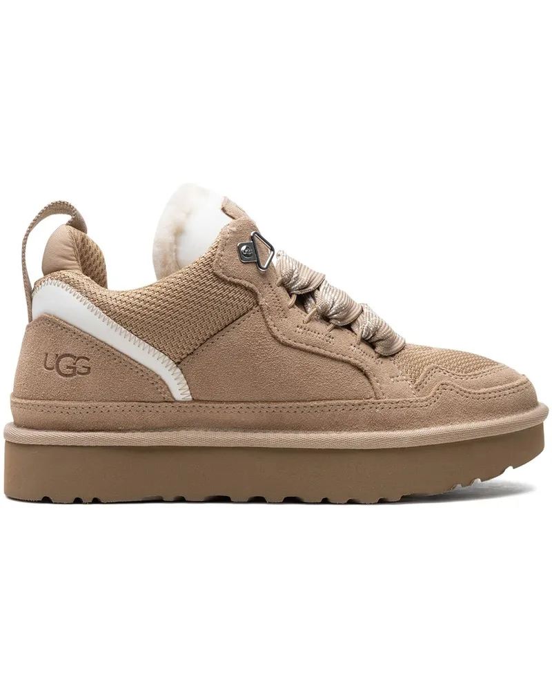 UGG Lowmel High-Top-Sneakers aus Wildleder - Nude Nude