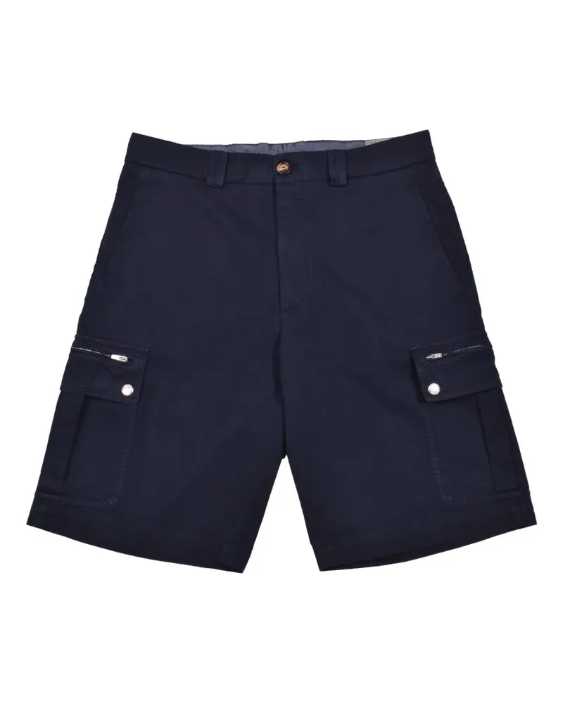 Brunello Cucinelli belt-loops cargo shorts - Blau Blau