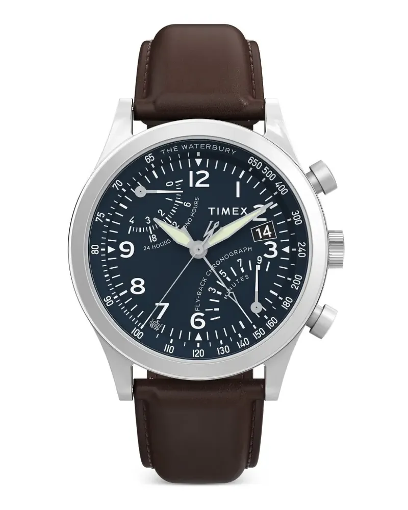 Timex Waterbury Traditional Fly Back 43mm watch - Blau Blau
