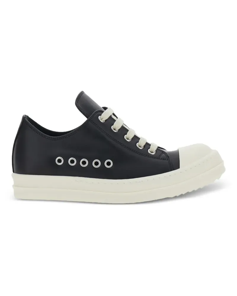 Rick Owens eyelet lace-up sneakers - Schwarz Schwarz