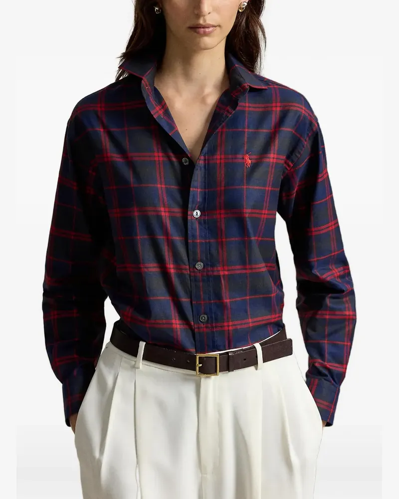 Ralph Lauren Hemd mit Schottenkaromuster - Blau Blau