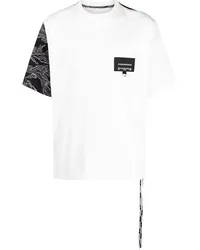 Mastermind World T-Shirt mit Logo-Patch Weiß