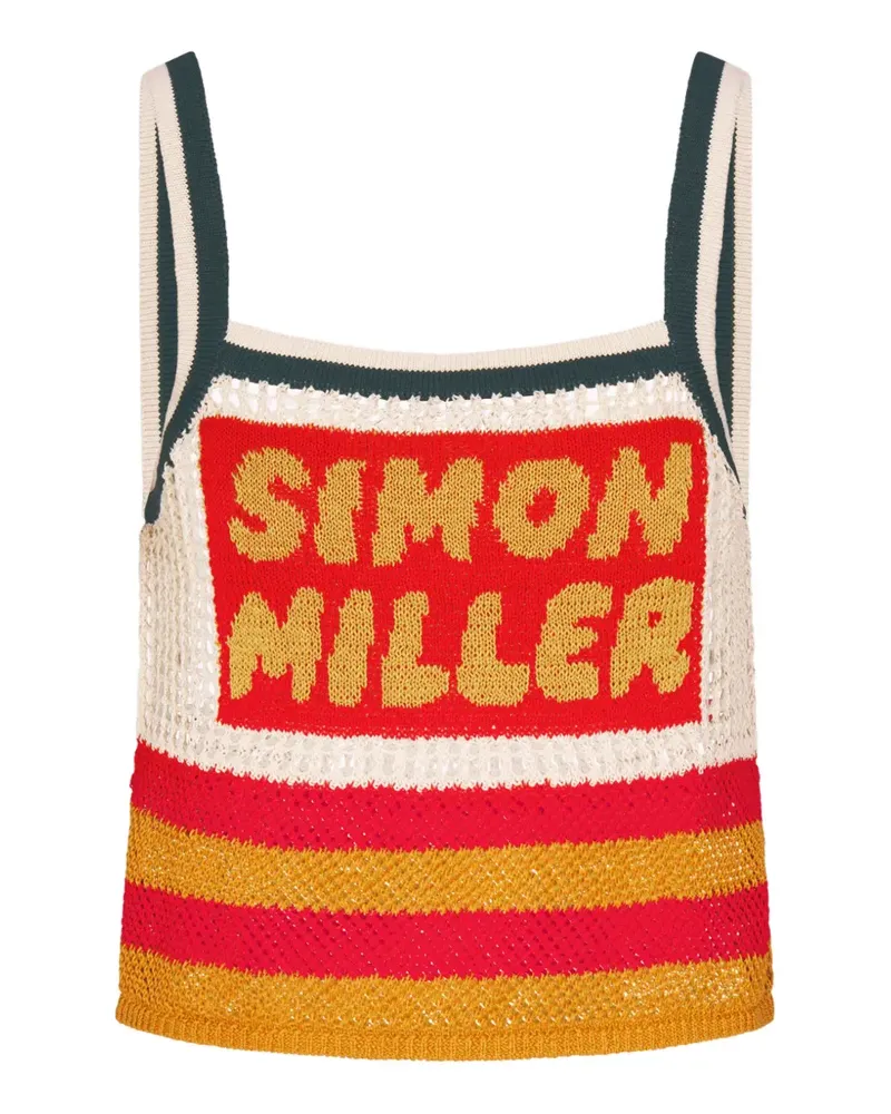 Simon Miller Dibby crochet cropped tank top - Rot Rot