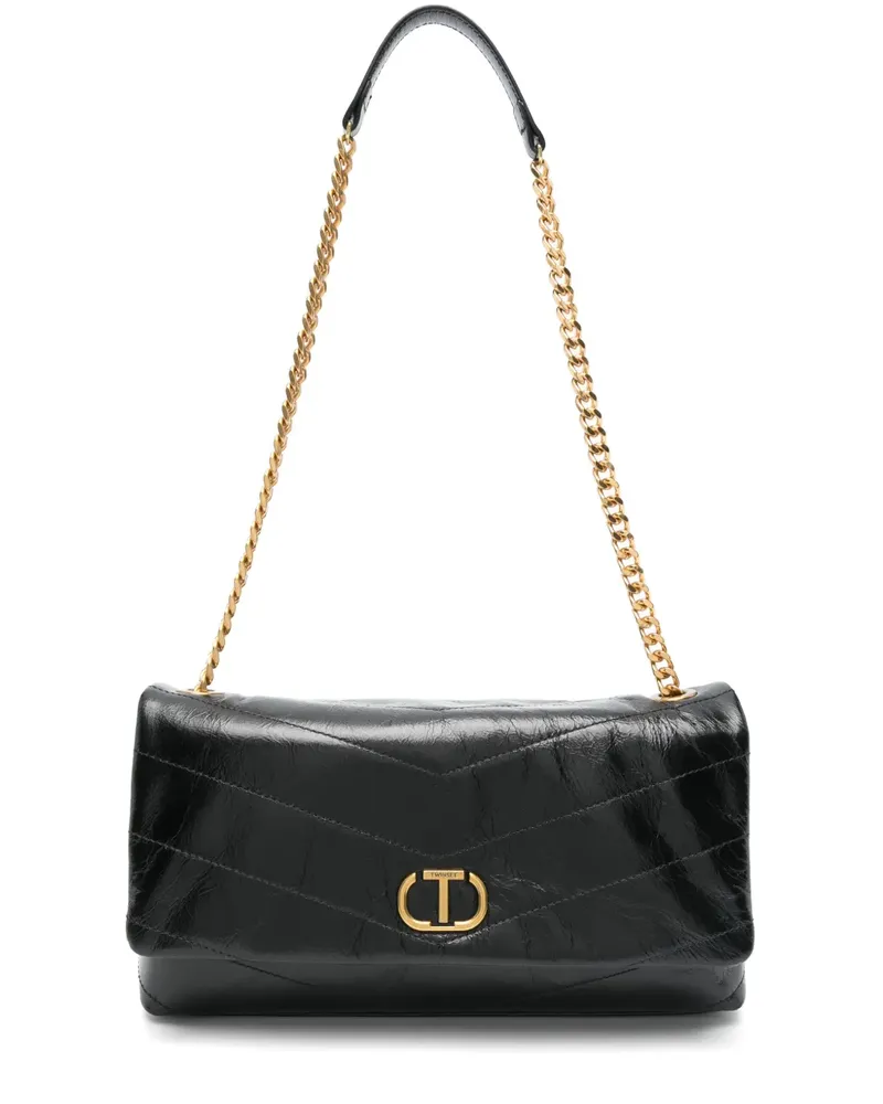 Twin-Set Madison Schultertasche - Schwarz Schwarz
