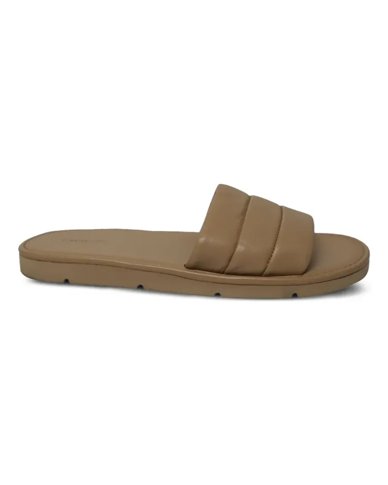 Vince Olina quilted leather slide - Braun Braun