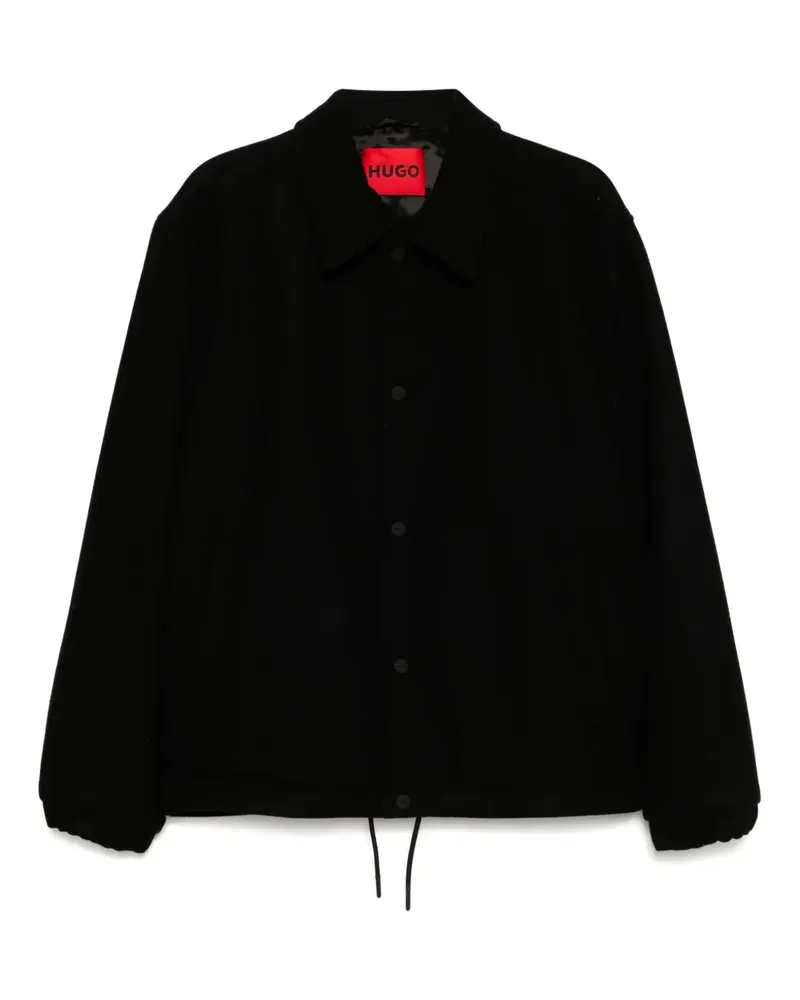 HUGO BOSS Jacke mit verstellbarem Saum - Schwarz Schwarz