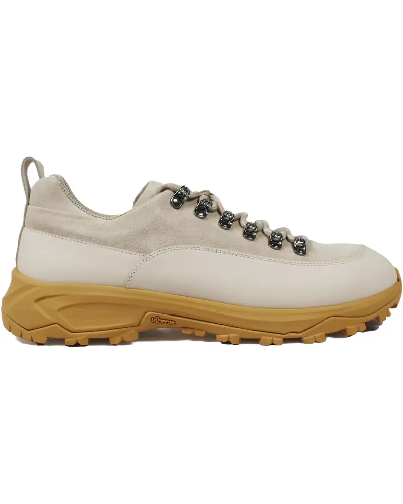 Eleventy lace-up lug-sole sneakers - Nude Nude