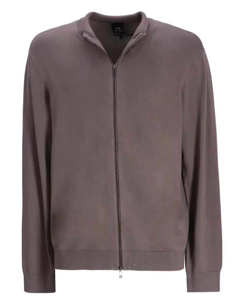Armani Exchange Cardigan mit Reißverschluss - Braun Braun