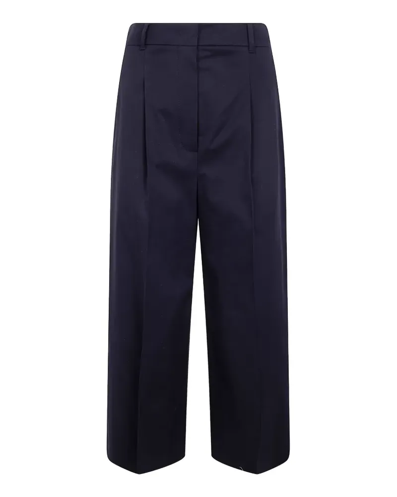 Max Mara Tequila pleated twill trousers - Blau Blau