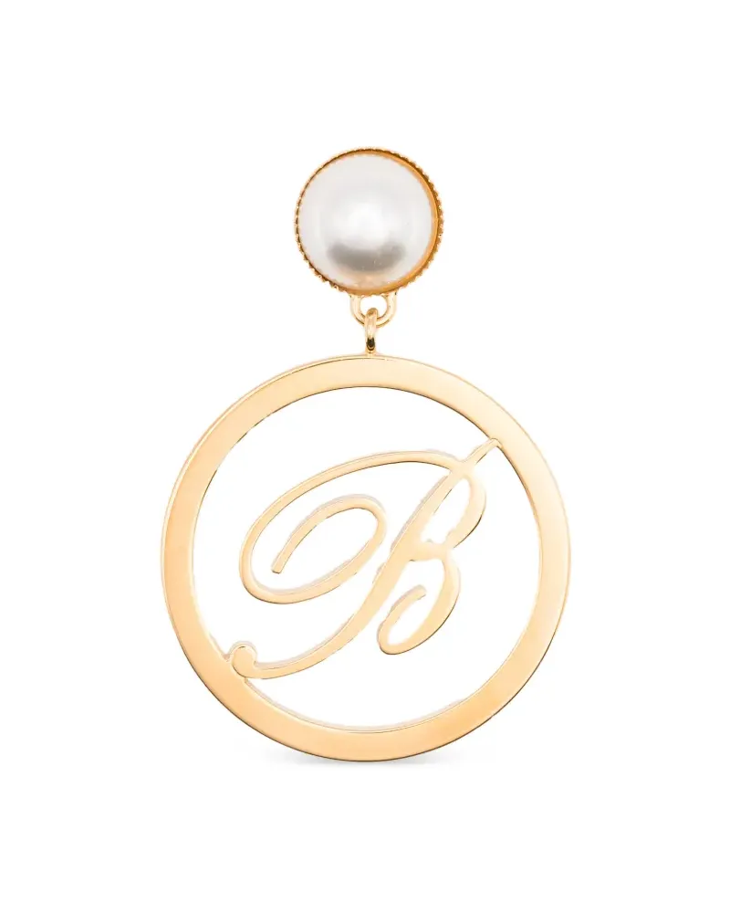 Blumarine Ohrringe mit Kunstperlen - Gold Gold
