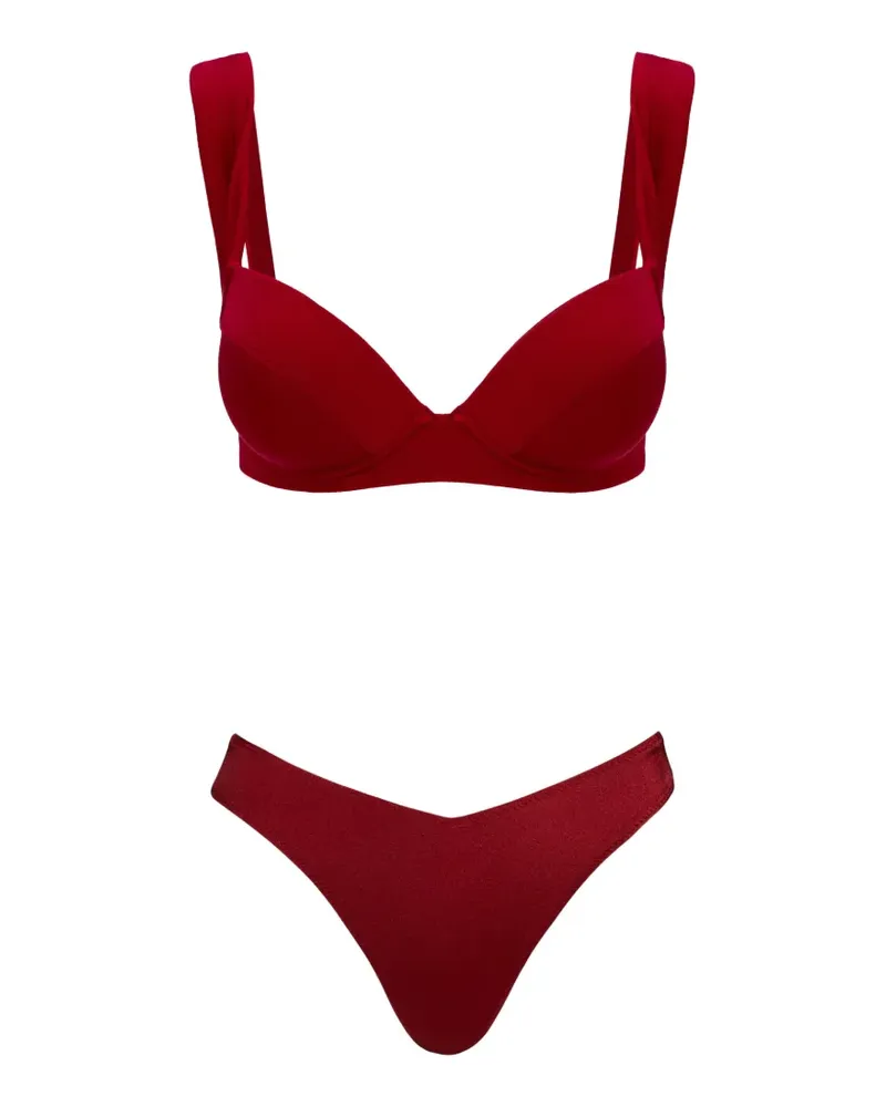 Noire Swimwear Ava Ivy underwired bikini - Rot Rot