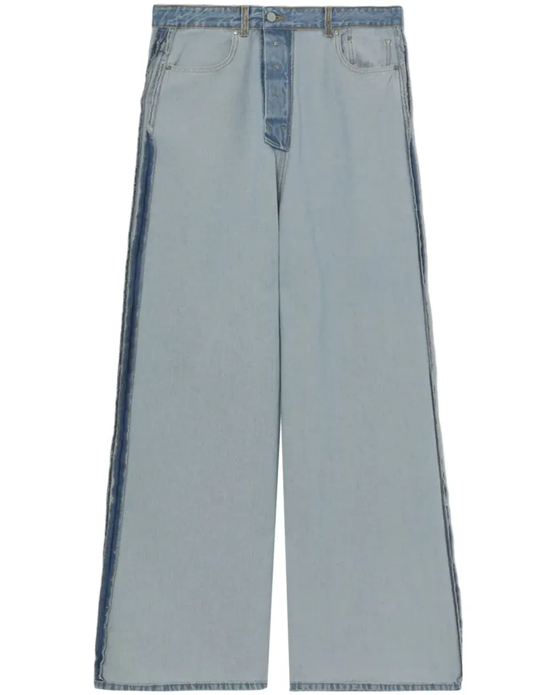 VETEMENTS Weite Jeans im Inside-Out-Look - Blau Blau