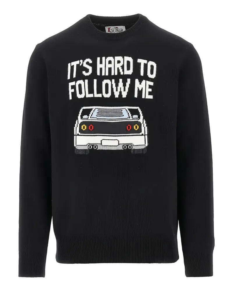 MC2 Saint Barth intarsia-knit sweater - Schwarz Schwarz