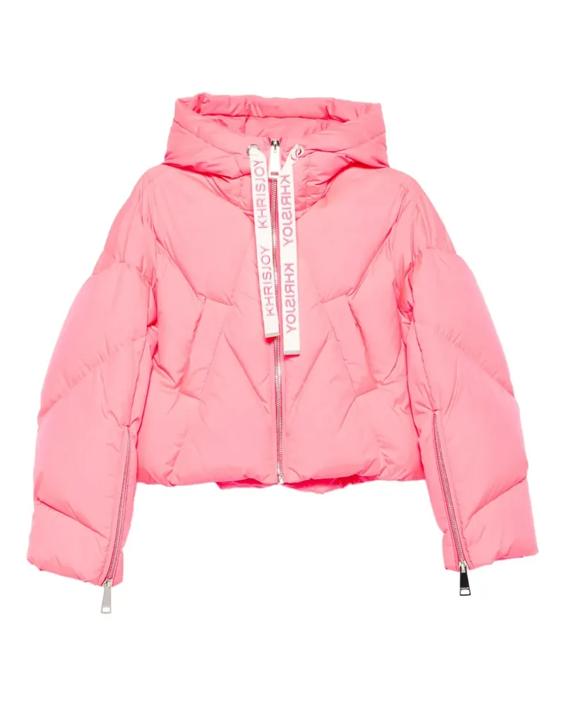 KHRISJOY hooded quilted jacket - Rosa Rosa