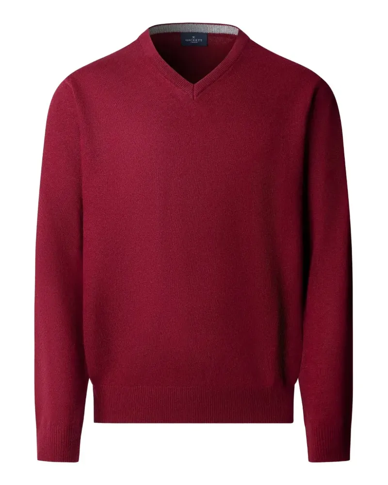 Hackett Pullover mit V-Ausschnitt - Rot Rot