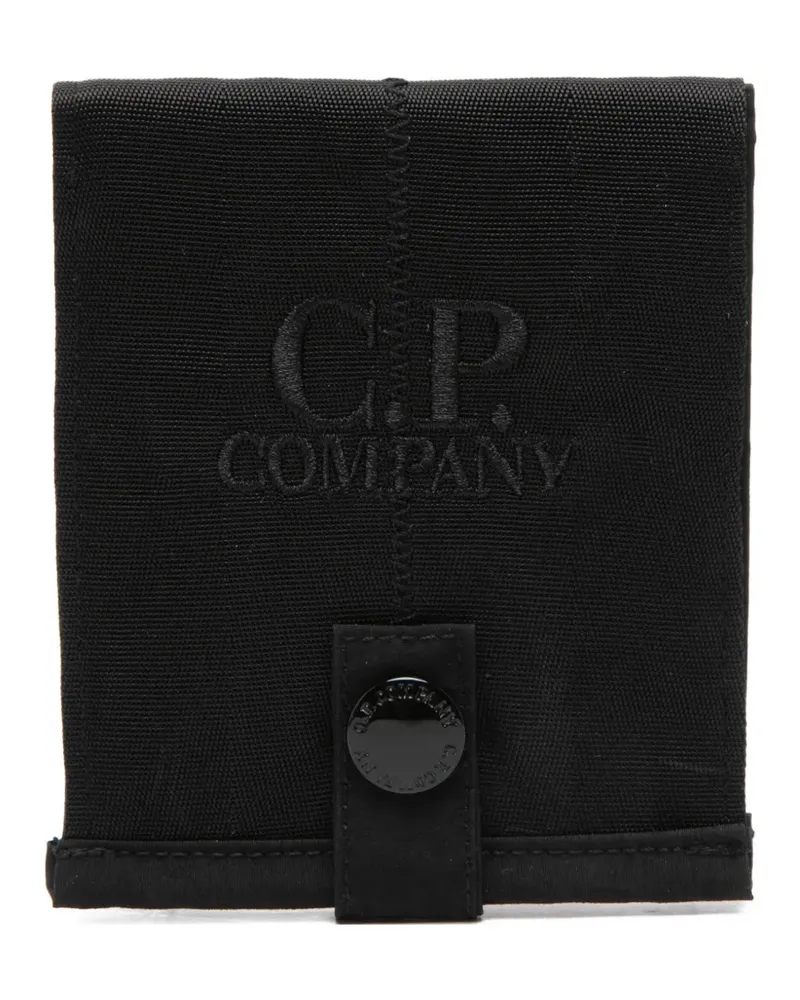 C.P. Company Portemonnaie mit Logo-Stickerei - Schwarz Schwarz