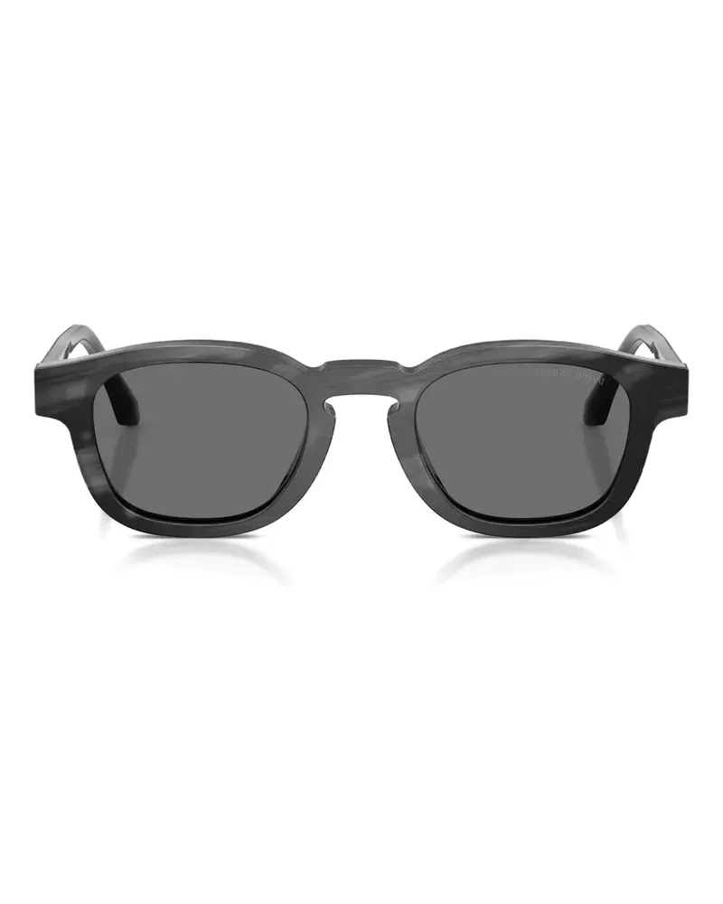 Giorgio Armani round-frame sunglasses - Grau Grau