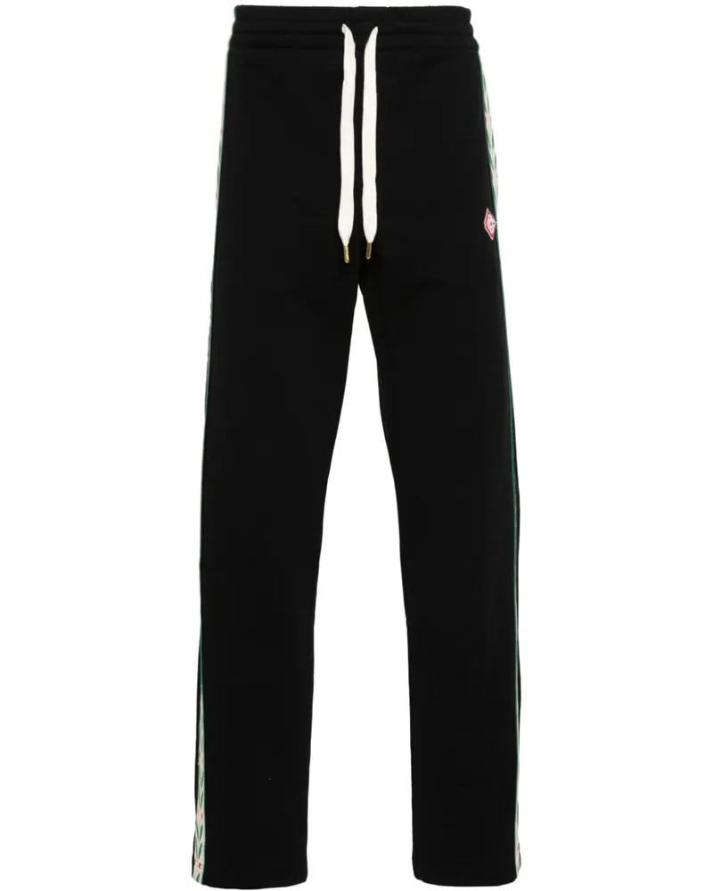 Casablanca Paris Laurel Taped Jogginghose - Schwarz Schwarz