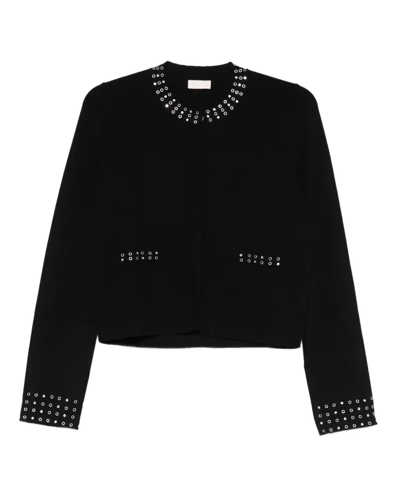 Liu Jo Cardigan mit Ösen - Schwarz Schwarz