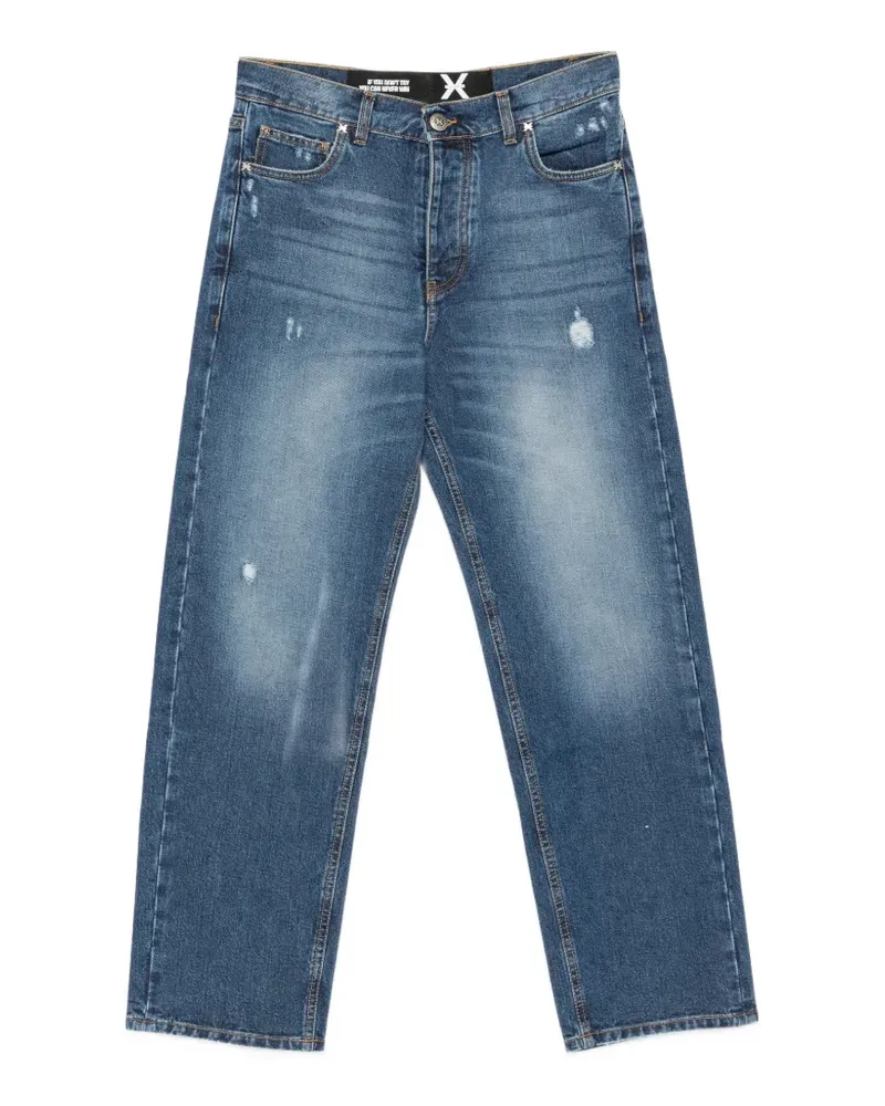 John Richmond distressed faded jeans - Blau Blau