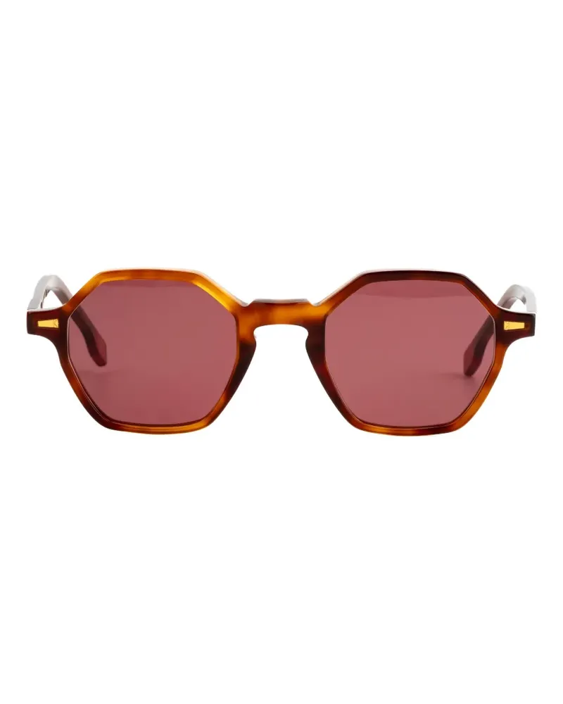 Kyme Alaric geometric-frame sunglasses - Braun Braun