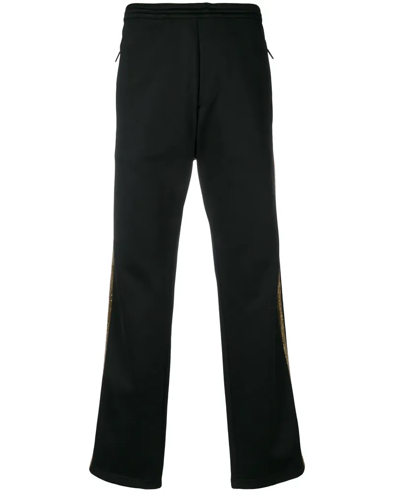 Dsquared2 Jogginghose mit Paillettenstreifen - Schwarz Schwarz