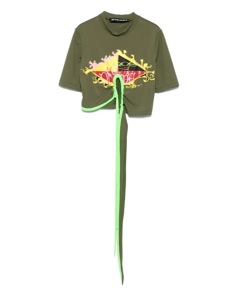 OTTOLINGER T-Shirt mit grafischem Print - Grün Grün