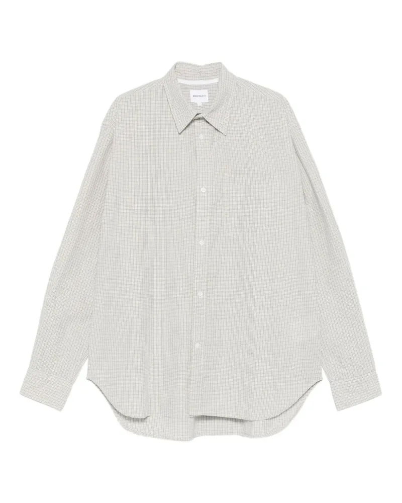 Norse Projects Ole pocket checked shirt - Nude Nude