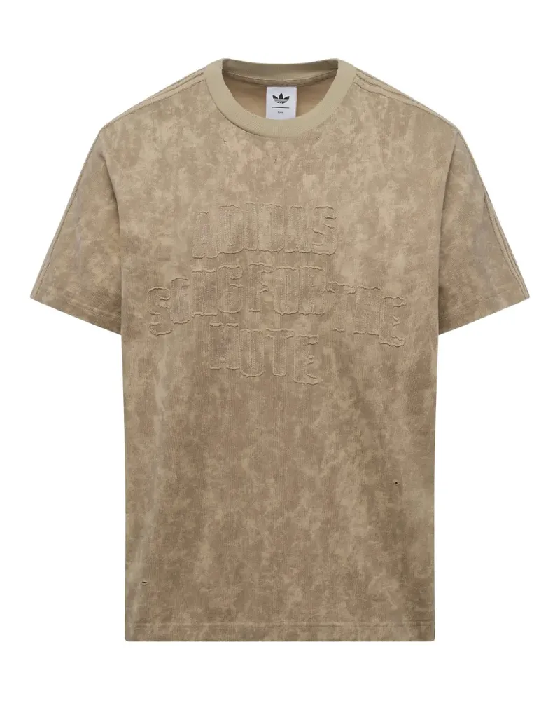 Song For The Mute x Adidas ADI006 bleached-effect T-shirt - Nude Nude