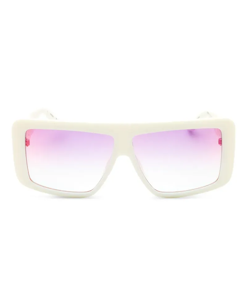 Guess Brille mit eckigem Gestell - Weiß Weiß
