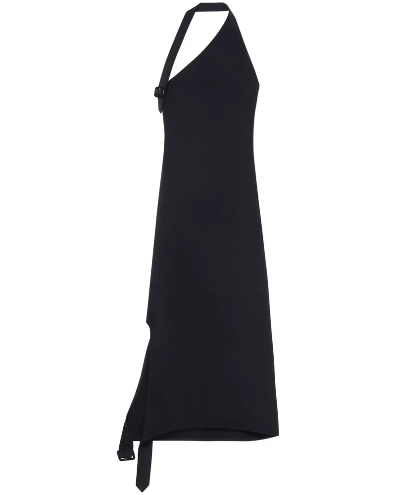 Courrèges Kleid mit asymmetrischer Schnalle - Schwarz Schwarz
