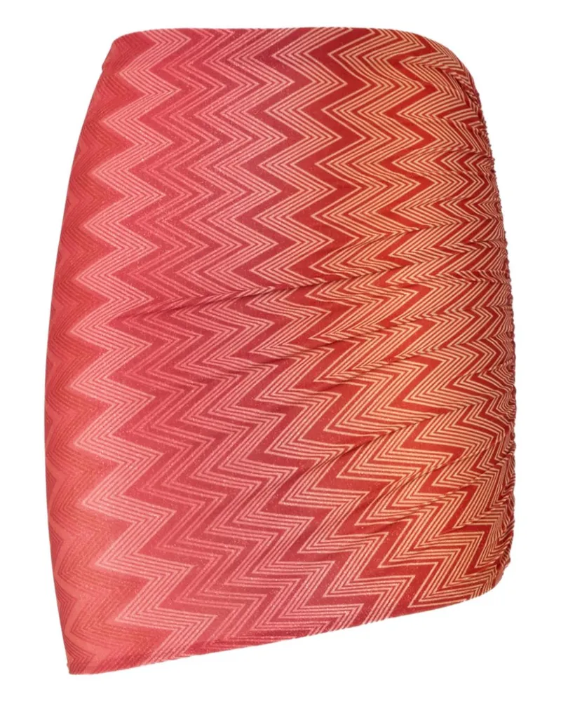 Missoni Kaftan mit Zickzack-Print - Rot Rot