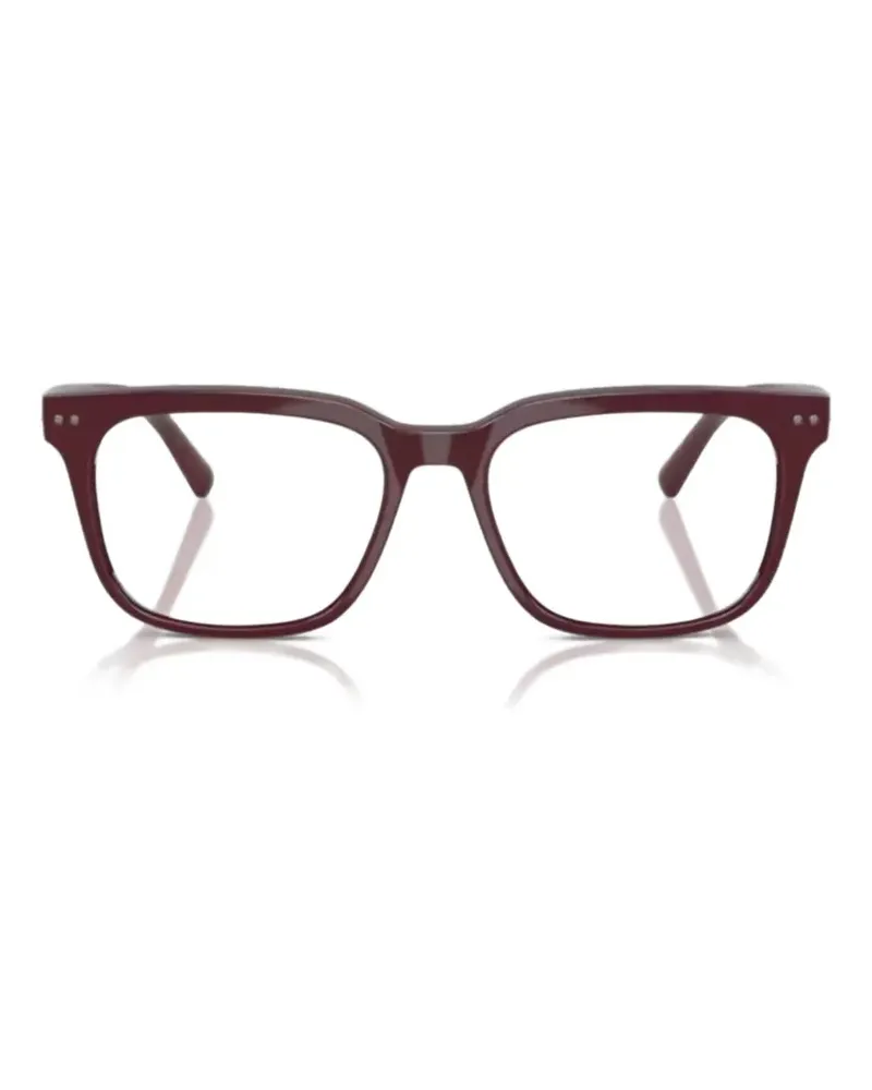 Nuance square-frame glasses - Rot Rot