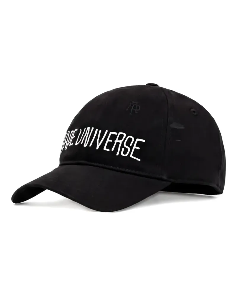 BAPE Bestickte Baseballkappe - Schwarz Schwarz