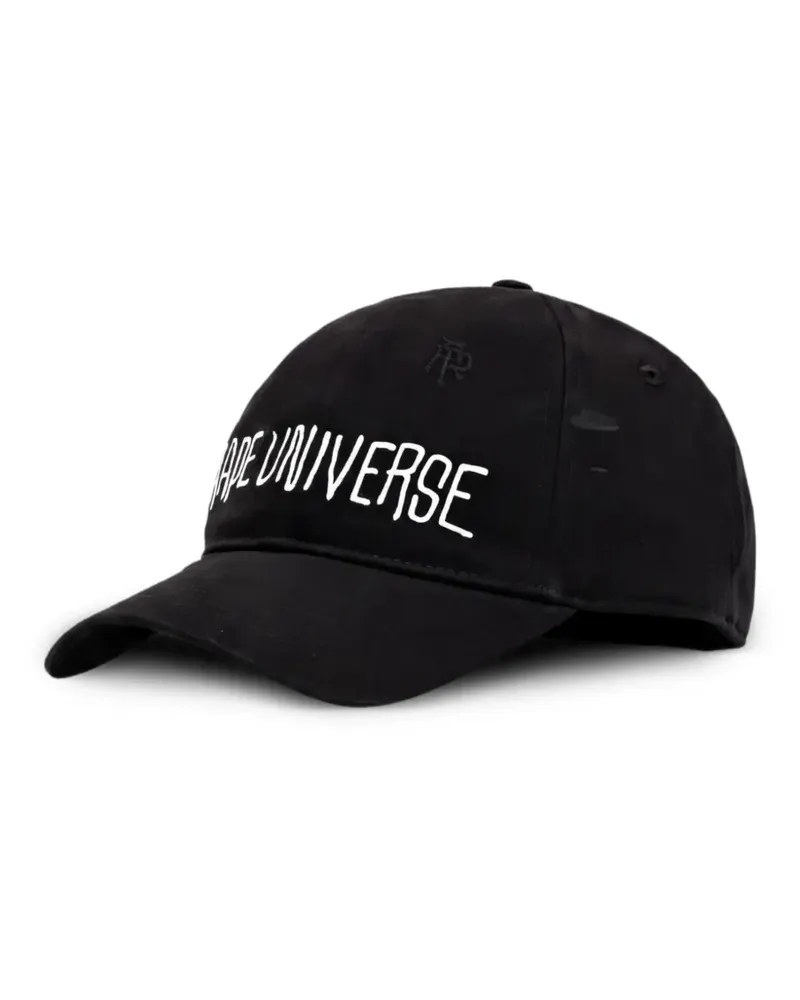 BAPE Bestickte Baseballkappe - Schwarz Schwarz