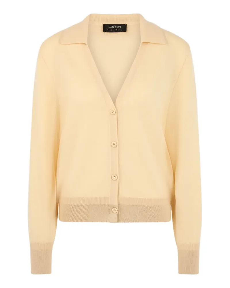 Marc Cain button-up collared cardigan - Nude Nude