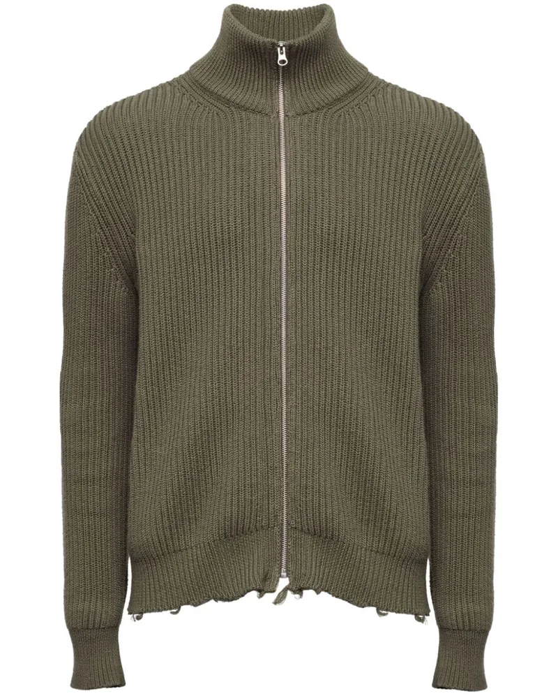 Maison Margiela Gerippte Jacke - Grün Grün